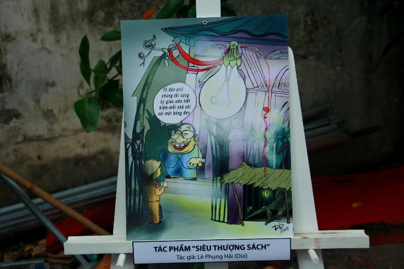 Toàn cảnh tiết kiệm điện trong con mắt biếm ảnh 8 Toàn cảnh tiết kiệm điện trong con mắt biếm ảnh 8