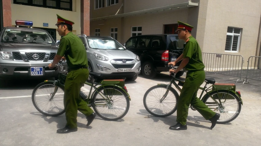 Chính thức ra mắt xe đạp đi tuần của Công an Hà Nội ảnh 2 Chính thức ra mắt xe đạp đi tuần của Công an Hà Nội ảnh 2