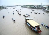 Bồng bềnh trên sông nước ngắm chợ nổi Cái Răng