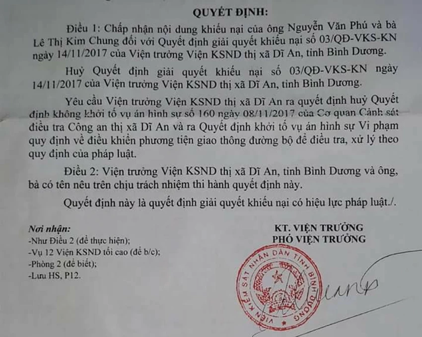 VKS Bình Dương yêu cầu khởi tố vụ ô tô tông chết 2 trẻ ảnh 2 VKS Bình Dương yêu cầu khởi tố vụ ô tô tông chết 2 trẻ ảnh 2