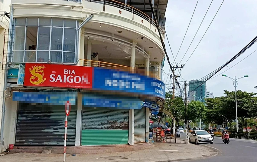 Quán N.P bị phạt 21 triệu đồng. Ảnh: MC. Quán N.P bị phạt 21 triệu đồng. Ảnh: MC.