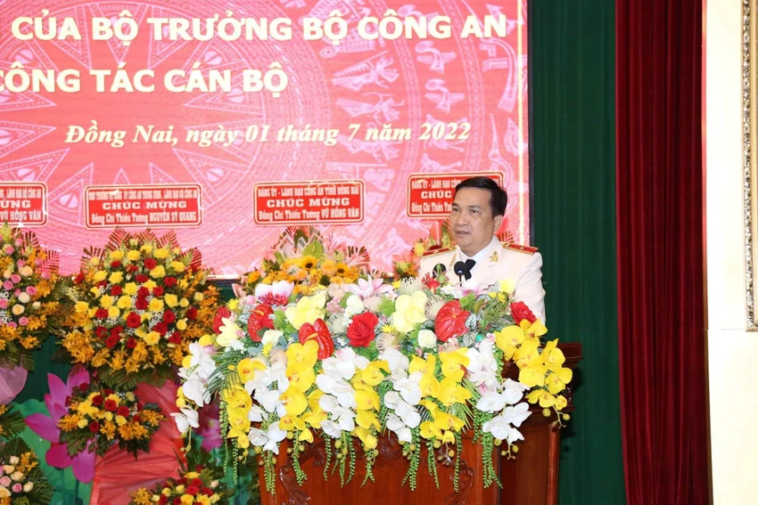 Thiếu tướng Nguyễn Sỹ Quang tại buổi lễ. Ảnh: VH Thiếu tướng Nguyễn Sỹ Quang tại buổi lễ. Ảnh: VH