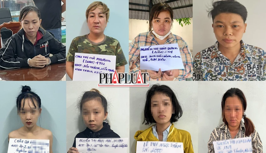 Các cô gái trong đường dây này còn rất trẻ. Ảnh: LA Các cô gái trong đường dây này còn rất trẻ. Ảnh: LA