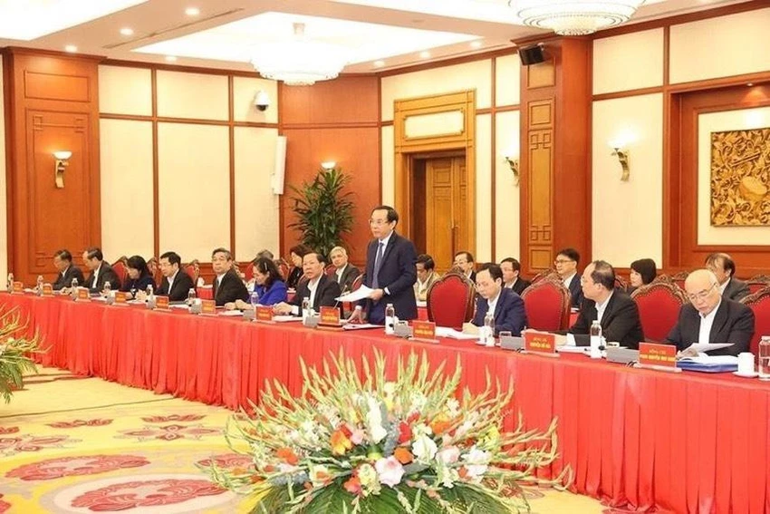 Thành ủy TP.HCM tại buổi họp Thành ủy TP.HCM tại buổi họp
