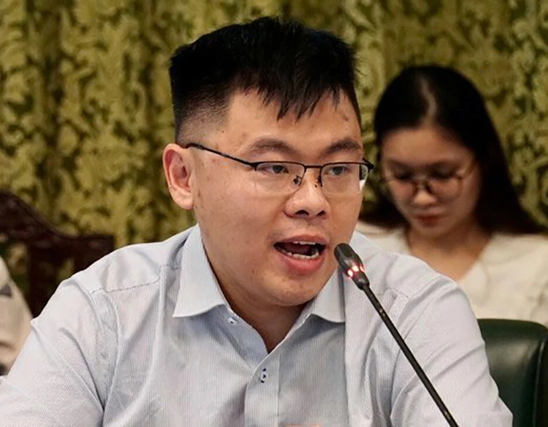Ông Trương Minh Huy Vũ, Phó Viện trưởng Viện Nghiên cứu phát triển TP.HCM Ông Trương Minh Huy Vũ, Phó Viện trưởng Viện Nghiên cứu phát triển TP.HCM