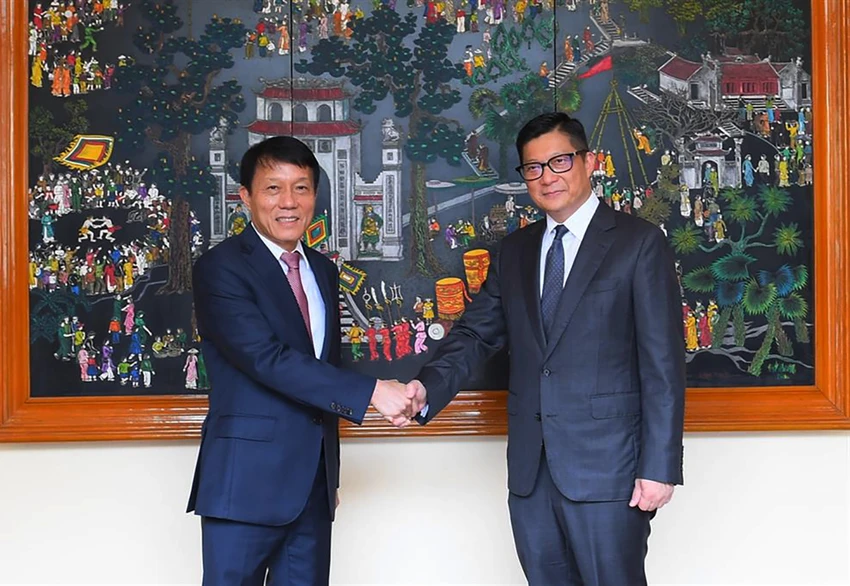 Thứ trưởng Lương Tam Quang và Cục trưởng Đặng Bính Cường Thứ trưởng Lương Tam Quang và Cục trưởng Đặng Bính Cường
