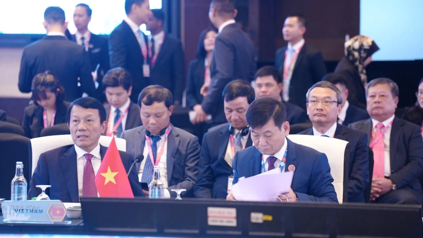 Đoàn đại biểu Bộ Công an Việt Nam tham dự Hội nghị.