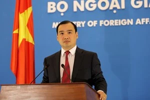 Phản ứng của Việt Nam về báo cáo nhân quyền của Hoa Kỳ ảnh 1 Người Phát ngôn Bộ Ngoại giao Lê Hải Bình. (Ảnh: TTXVN phát)