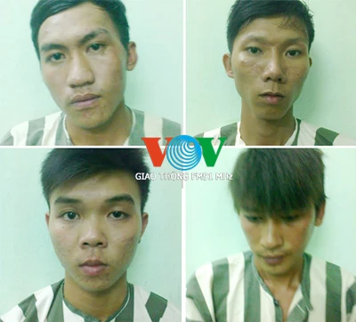 Các đối tượng chém trọng thương anh Thanh Các đối tượng chém trọng thương anh Thanh