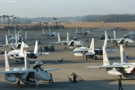 Máy bay chiến đấu F-15J của Nhật Bản.