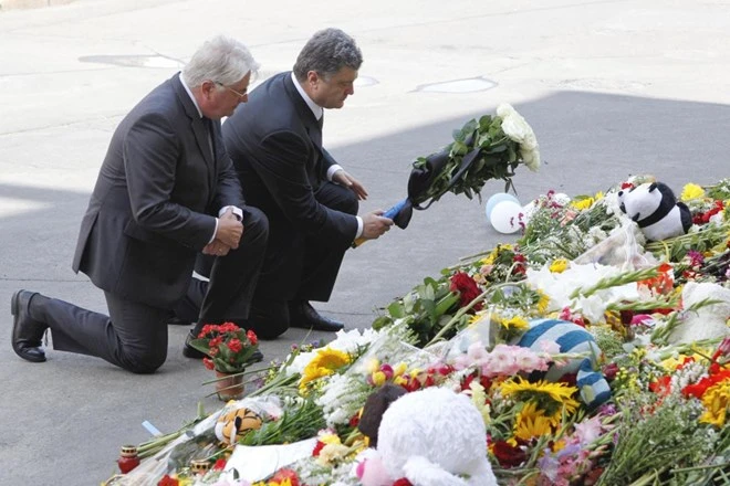 Tổng thống Ukraine bác cáo buộc chiến đấu cơ bay sát MH17 ảnh 1 Tổng thống Ukraine bác cáo buộc chiến đấu cơ bay sát MH17 ảnh 1