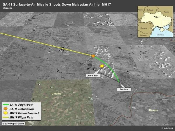 Tìm ra địa điểm nghi đã bắn tên lửa vào chuyến bay MH17 ảnh 2