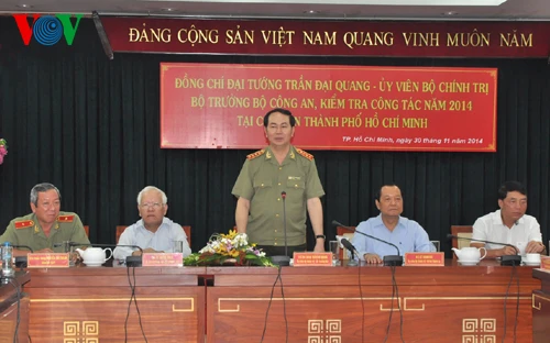 Bộ trưởng Bộ Công an làm việc với Công an TP.HCM ảnh 2 Bộ trưởng Bộ Công an làm việc với Công an TP.HCM ảnh 2