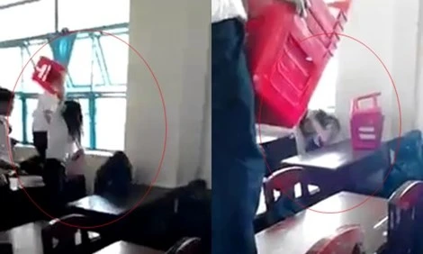 Vụ nữ sinh bị đánh hội đồng: Đuổi học một tuần các học sinh đánh bạn ảnh 2 Vụ nữ sinh bị đánh hội đồng: Đuổi học một tuần các học sinh đánh bạn ảnh 2