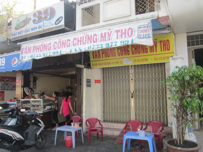 Chiều 20-4,văn phòng công chứng Mỹ Tho đóng cửa im ỉm Chiều 20-4,văn phòng công chứng Mỹ Tho đóng cửa im ỉm