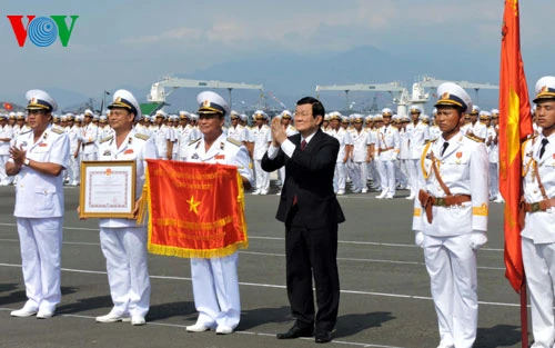 Chủ tịch nước trao danh hiệu Anh hùng cho Quân chủng Hải quân ảnh 2 Chủ tịch nước trao danh hiệu Anh hùng cho Quân chủng Hải quân ảnh 2
