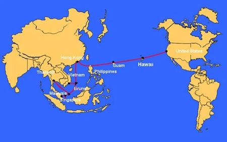 AAG, Internet, đứt cáp