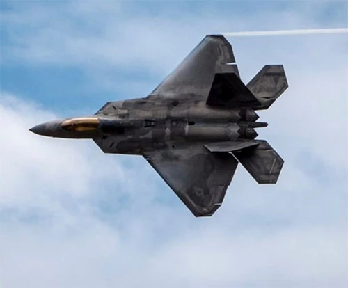 Nguyên mẫu máy bay PAKFA (ảnh trên) và Chim ăn thịt F-22 (ảnh dưới). Nguyên mẫu máy bay PAKFA (ảnh trên) và Chim ăn thịt F-22 (ảnh dưới).