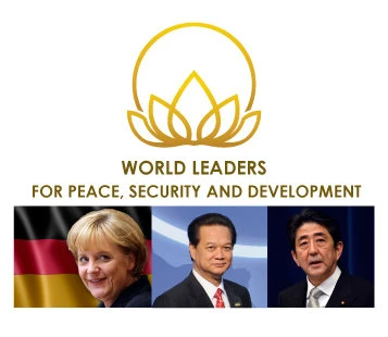 Ba nhà lãnh đạo thế giới được BGF vinh danh năm nay (từ trái qua): Thủ tướng Đức Angela Merkel, Thủ tướng Việt Nam Nguyễn Tấn Dũng, Thủ tướng Nhật Bản Shinzo Abe. Ảnh: BGF Ba nhà lãnh đạo thế giới được BGF vinh danh năm nay (từ trái qua): Thủ tướng Đức Angela Merkel, Thủ tướng Việt Nam Nguyễn Tấn Dũng, Thủ tướng Nhật Bản Shinzo Abe. Ảnh: BGF