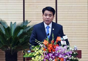 Tân Chủ tịch UBND TP Hà Nội Nguyễn Đức Chung. Ảnh: VGP/QUANG HIẾU