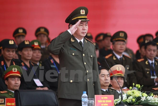 Bộ trưởng Trần Đại Quang phát lệnh xuất quân bảo vệ Đại hội Đảng ảnh 1