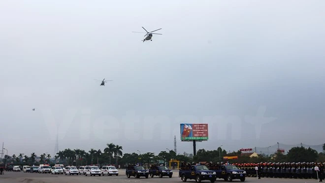 Bộ trưởng Trần Đại Quang phát lệnh xuất quân bảo vệ Đại hội Đảng ảnh 12