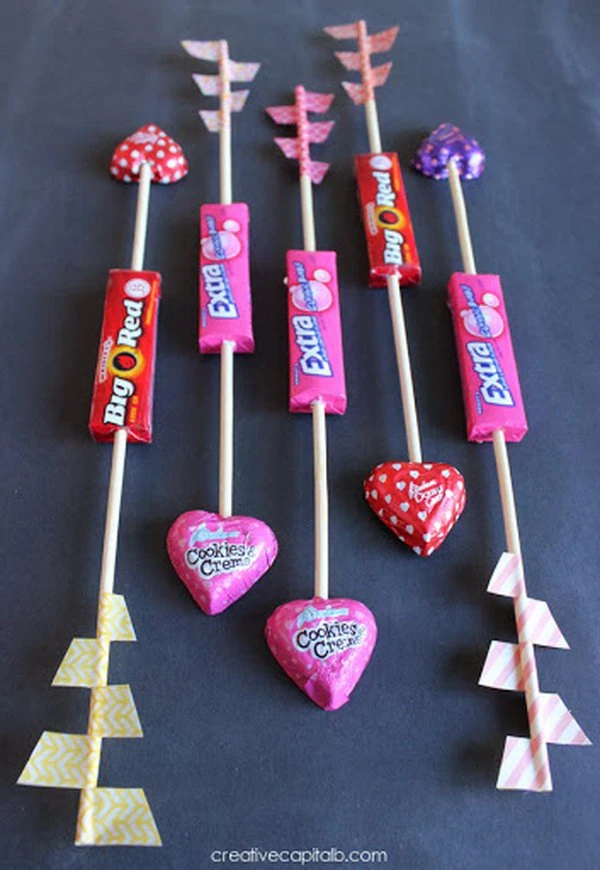 Kẹo dành riêng cho Valentine với mũi tên tình yêu