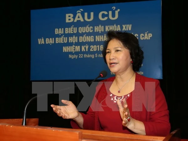 Lời gửi gắm tới cử tri của Chủ tịch QH Nguyễn Thị Kim Ngân ảnh 1