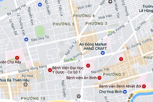 Các con đường từ cửa ngõ Bến xe Miền Tây đi vào được đặt theo các nhân vật, sự kiệnhàng nghìn năm lịch sử của dân tộc. Ảnh:Google maps. ten-duong-o-sai-gon-xua-duoc-dat-nhu-the-nao