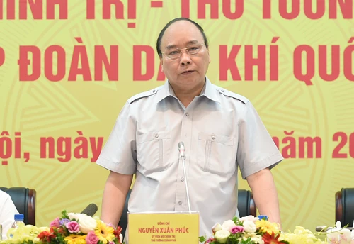 Thủ tướng nêu rõ yêu cầu PVN đẩy mạnh tái cơ cấu, tổ chức lại sản xuất, quản lý tốt hơn nữa. Ảnh: VGP/Quang Hiếu Thủ tướng nêu rõ yêu cầu PVN đẩy mạnh tái cơ cấu, tổ chức lại sản xuất, quản lý tốt hơn nữa. Ảnh: VGP/Quang Hiếu