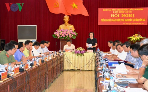 ban chỉ đạo trung ương về phòng chống tham nhũng làm việc với yên bái hình 2 ban chi dao trung uong ve phong chong tham nhung lam viec voi yen bai hinh 2