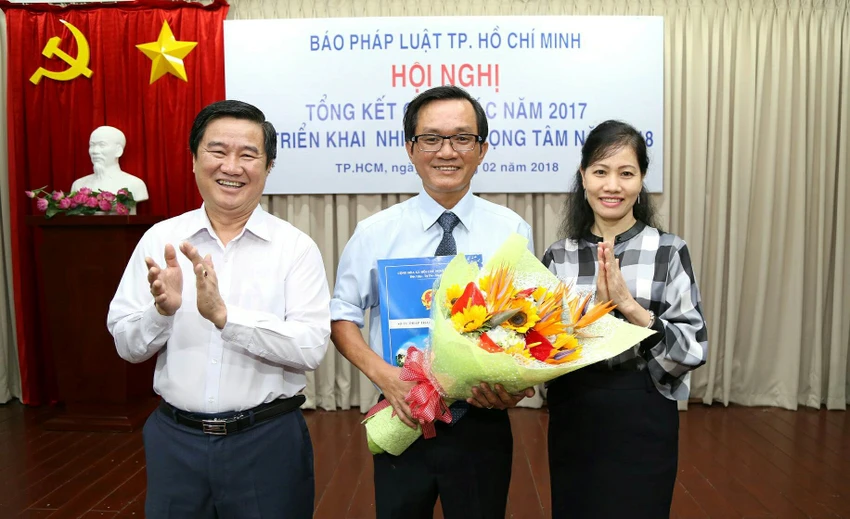 Nhà báo Đức Hiển làm phó tổng biên tập Pháp Luật TP.HCM ảnh 2