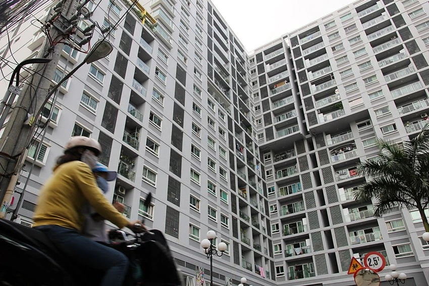 Một dự án nhà ở xã hội ở TP.HCM. Ảnh: HOÀNG GIANG Một dự án nhà ở xã hội ở TP.HCM. Ảnh: HOÀNG GIANG