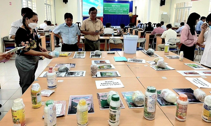 5/81 mẫu thuốc bảo vệ thực vật vi phạm chất lượng Ảnh Đình Xuân 5/81 mẫu thuốc bảo vệ thực vật vi phạm chất lượng Ảnh Đình Xuân