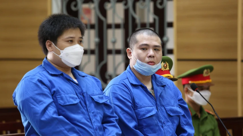 Nguyễn Lê Hồng Phúc và Huỳnh Thanh Tài nhận án tử hình. Ảnh CTV