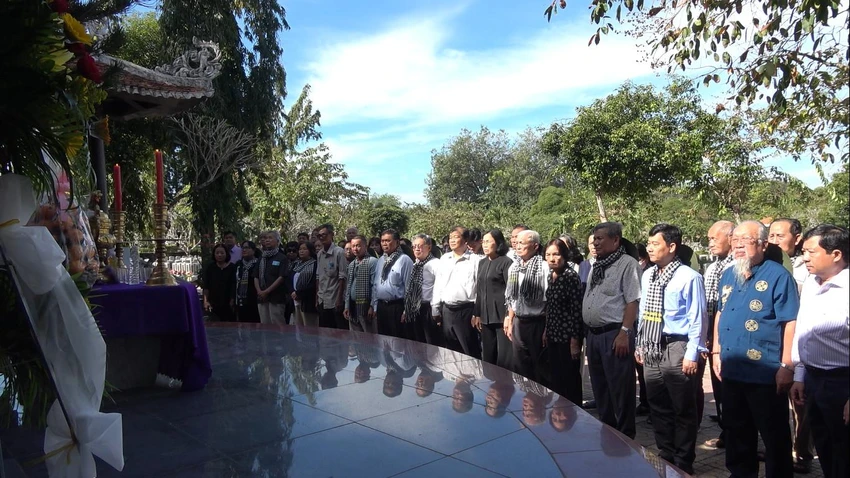 Trường sư phạm cấp II miền Nam Việt Nam được thành lập ở Chiến khu C, huyện Tân Biên, tỉnh Tây Ninh vào tháng 2-1972. Đến năm 1976, Bộ Giáo dục và Thanh niên (nay là Bộ GD&ĐT) thành lập Trường Cao đẳng Sư phạm Sài Gòn trên cơ sở của Trường Sư phạm cấp II miền Nam Việt Nam. Năm 2007, trường được nâng lên là Trường Đại học Sài Gòn. Ảnh: VĐ 621 nhà giáo hi sinh đồi 82 liệt sĩ