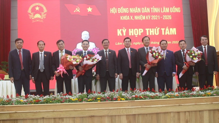 Kỳ họp thứ 8, HĐND tỉnh Lâm Đồng đã bầu bổ sung nhân sự chủ chốt. Ảnh: ĐK Kỳ họp thứ 8, HĐND tỉnh Lâm Đồng đã bầu bổ sung nhân sự chủ chốt. Ảnh: ĐK