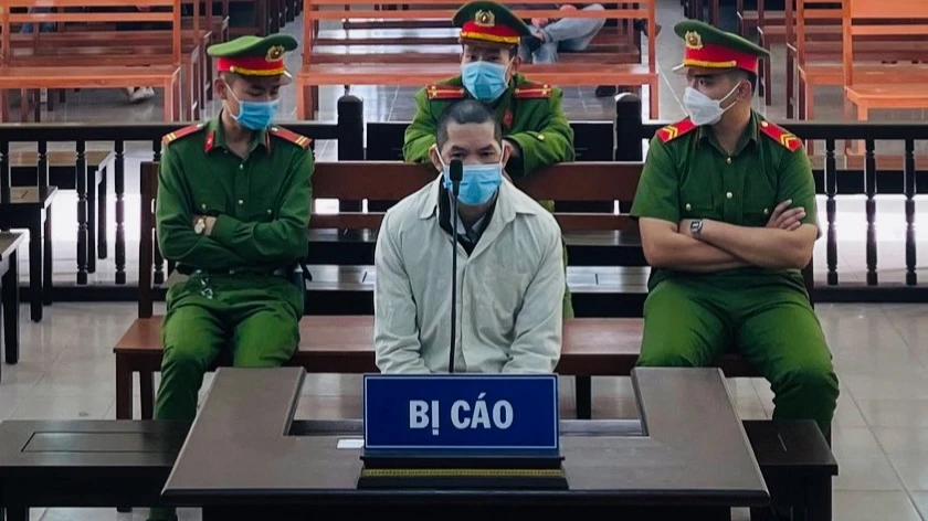 Viên nhận bản án 14 năm tù cho hành vi sai trái của mình. Ảnh: CTV Viên nhận bản án 14 năm tù cho hành vi sai trái của mình. Ảnh: CTV