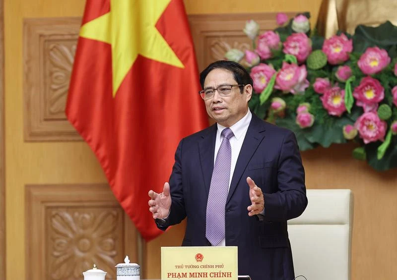 Thủ tướng Phạm Minh Chính. Ảnh: VGP Thủ tướng Phạm Minh Chính. Ảnh: VGP