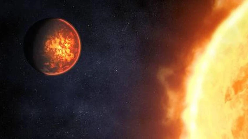 Hành tinh 55 Cancri e quay quanh hành tinh mẹ 55 Cancri A với khoảng cách rất gần, khoảng 2,4 km. Ảnh: NASA