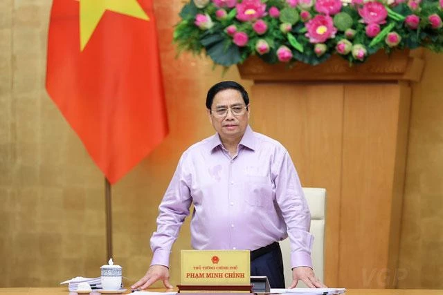 Thủ tướng Phạm Minh Chính phát biểu kết luận phiên họp Chính phủ chuyên đề xây dựng pháp luật tháng 7-2022. Ảnh: VGP Thủ tướng Phạm Minh Chính phát biểu kết luận phiên họp Chính phủ chuyên đề xây dựng pháp luật tháng 7-2022. Ảnh: VGP