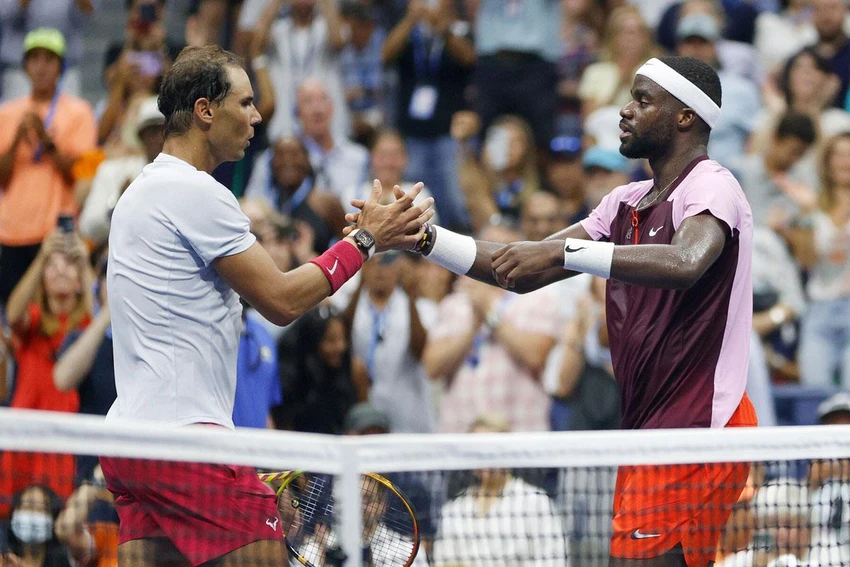 Nadal thất thủ trước Tiafoe. Ảnh: GETTY