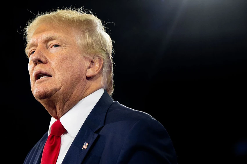 Cựu Tổng thống Mỹ Donald Trump trong một buổi vận động tranh cử ở bang Maryland hồi tháng 9-2020. Ảnh: AP
