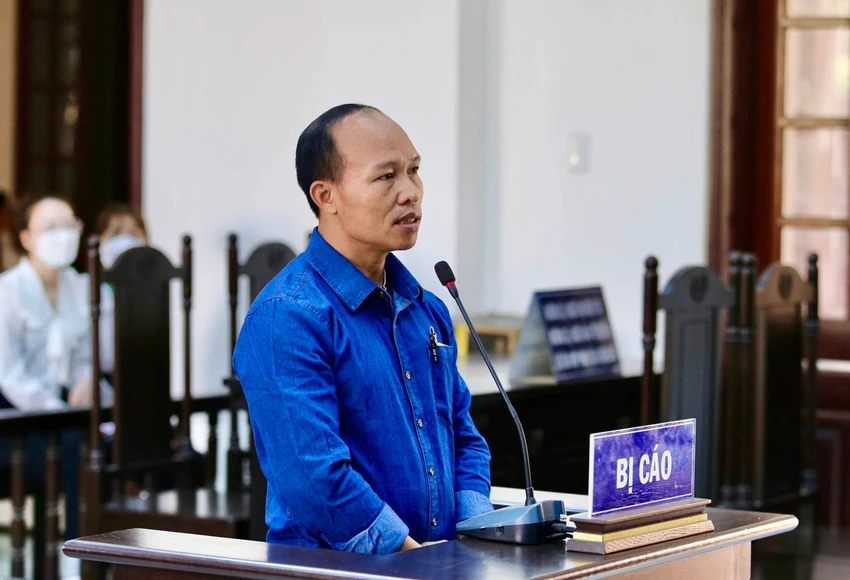 Bị cáo Vũ Văn Thịnh bị tuyên phạt một năm tù. Ảnh: HOÀNG GIANG Bị cáo Vũ Văn Thịnh bị tuyên phạt một năm tù. Ảnh: HOÀNG GIANG
