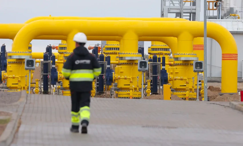 Một trạm nén khí của đường ống khí đốt tự nhiên Baltic Pipe (Ba Lan). Ảnh: GETTY IMAGES
