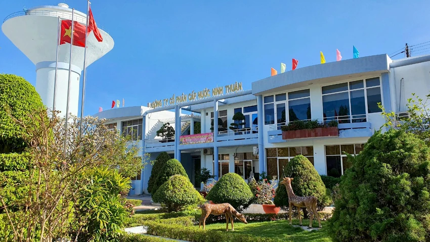 Công ty CP Cấp nước Ninh Thuận. Ảnh: HUỲNH HẢI Công ty CP Cấp nước Ninh Thuận. Ảnh: HUỲNH HẢI