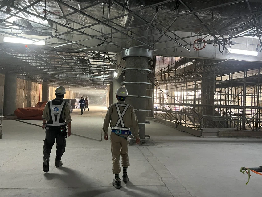Tuyến metro số 1 (Bến Thành - Suối Tiên) có 2,6 km đi ngầm, dự kiến đưa vào khai thác vào năm sau. Ảnh: Đ.TRANG