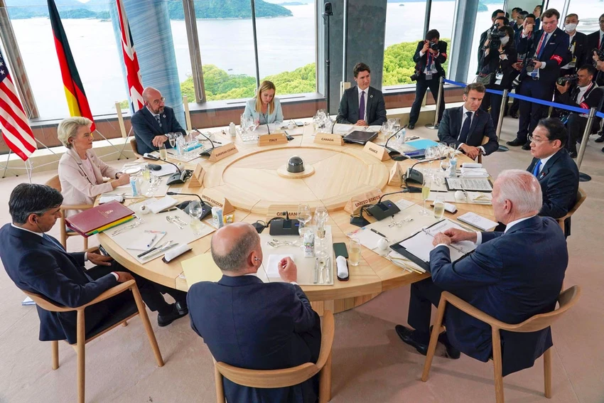 Hội nghị thượng đỉnh G7 diễn ra tại Nhật Bản từ ngày 19 đến 21-5. Ảnh: REUTERS Hội nghị thượng đỉnh G7 diễn ra tại Nhật Bản từ ngày 19 đến 21-5. Ảnh: REUTERS
