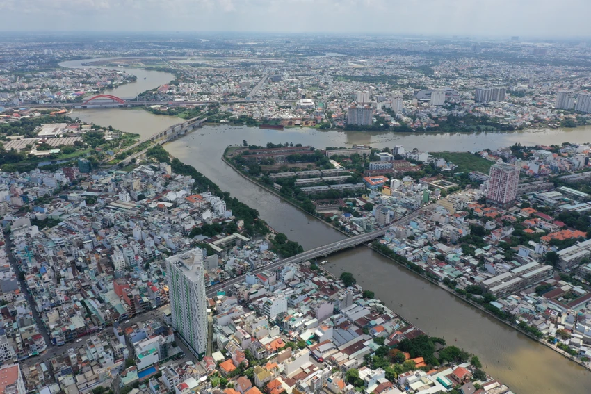 Dự án đường ven sông Sài Gòn sẽ giúp TP.HCM khai thác được tiềm năng kinh tế ven sông. Ảnh: KC Dự án đường ven sông Sài Gòn sẽ giúp TP.HCM khai thác được tiềm năng kinh tế ven sông. Ảnh: KC