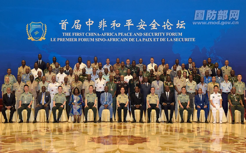 Diễn đàn An ninh và Hòa bình Trung Quốc - châu Phi lần thứ nhất diễn ra vào năm 2019. Ảnh: TÂN HOA XÃ Diễn đàn An ninh và Hòa bình Trung Quốc - châu Phi lần thứ nhất diễn ra vào năm 2019. Ảnh: TÂN HOA XÃ